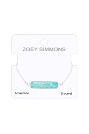 Amazonite Bar Bracelet - SF