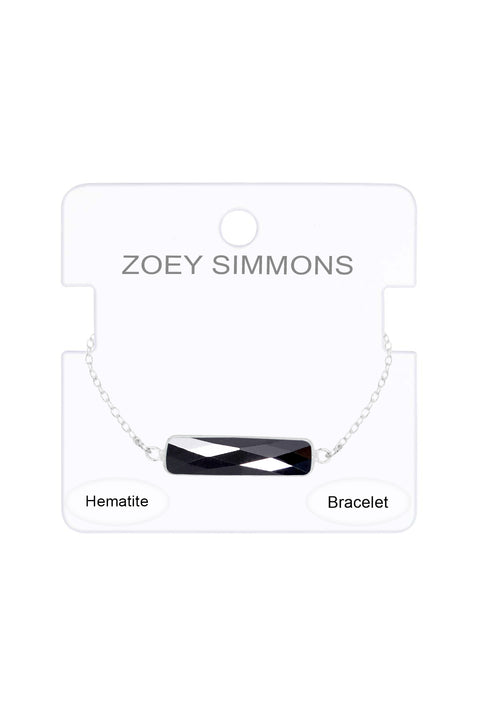 Hematite Bar Bracelet - SF