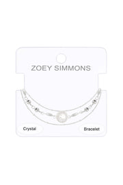 Moonstone Crystal Carolyn Bracelet - SF