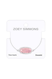 Rose Quartz Slider Bracelet - SF