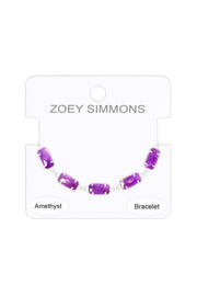 Amethyst Link Bracelet - SF