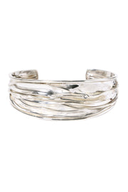 Sterling Silver Folded Cuff Bracelet - SS