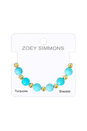 Stabilized Turquoise Chakra Bracelet - GF