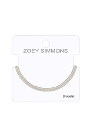 Silver Plated 3mm Magic Herringbone Chain Bracelet - SP