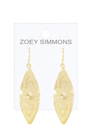 Floral Pattern Earrings - GF