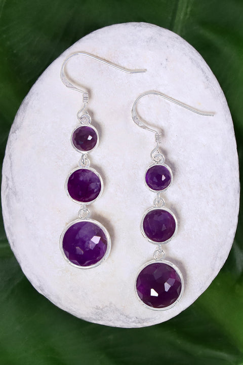 Amethyst Stephanie Earrings - SF