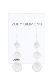 Moonstone Crystal Stephanie Earrings - SF