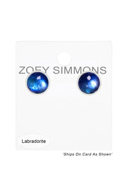 Labradorite Doublet Post Earrings - SF