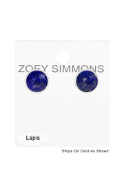 Lapis Post Earrings - SF
