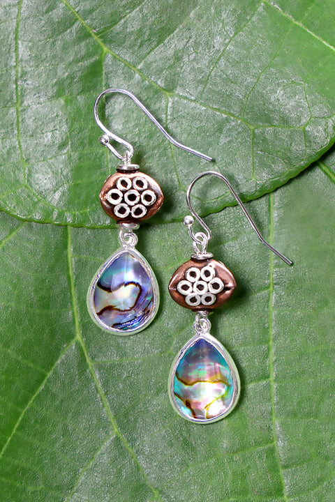 Abalone Eva Drop Earrings - SF