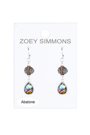 Abalone Eva Drop Earrings - SF