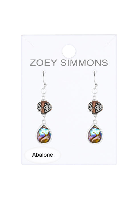 Abalone Eva Drop Earrings - SF