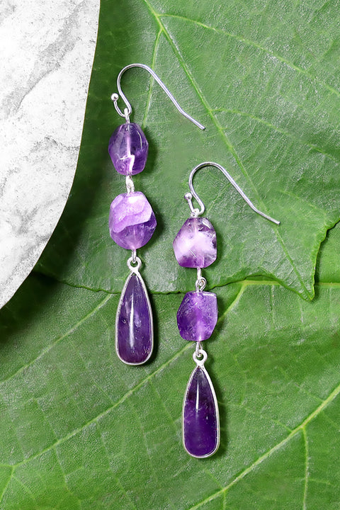 Amethyst Marni Drop Earrings - SF