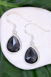 Hematite Teardrop Earrings - SF