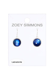 Labradorite Doublet Round Earrings - SF