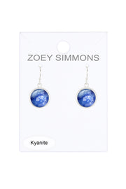 Kyanite Round Earrings - SF