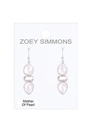 Mother Of Pearl Drop Earrings - SF