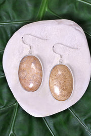 Lily Fossil Statement Earrings - SF