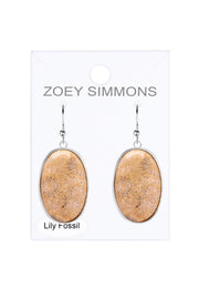 Lily Fossil Statement Earrings - SF