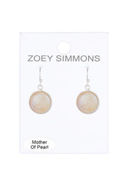 Mother Of Pearl Drop Earrings - SF