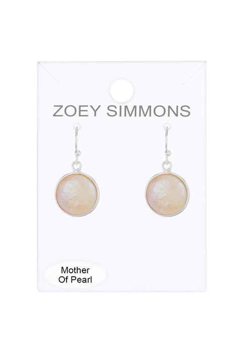 Mother Of Pearl Drop Earrings - SF