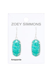 Amazonite Casey Drop Earrings - SF