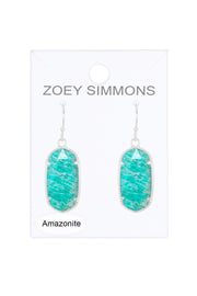 Amazonite Casey Drop Earrings - SF