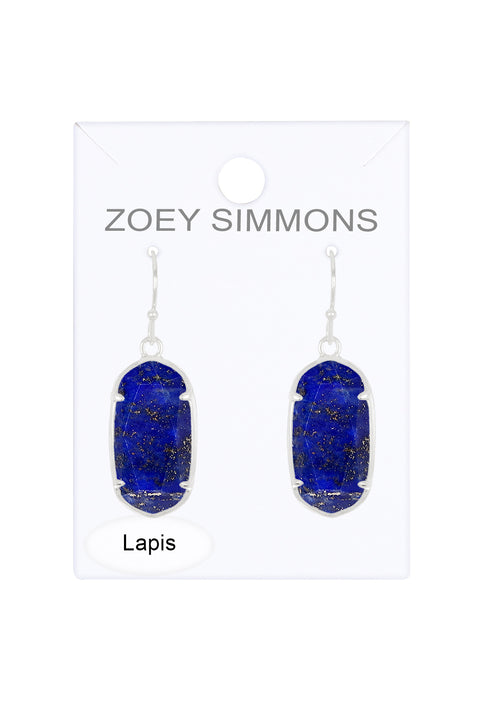 Lapis Casey Drop Earrings - SF