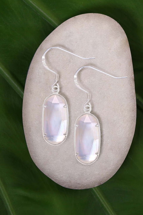 Mother Of Pearl Casey Drop Earrings - SF