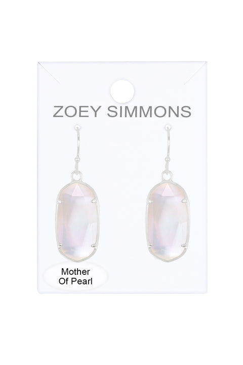 Mother Of Pearl Casey Drop Earrings - SF