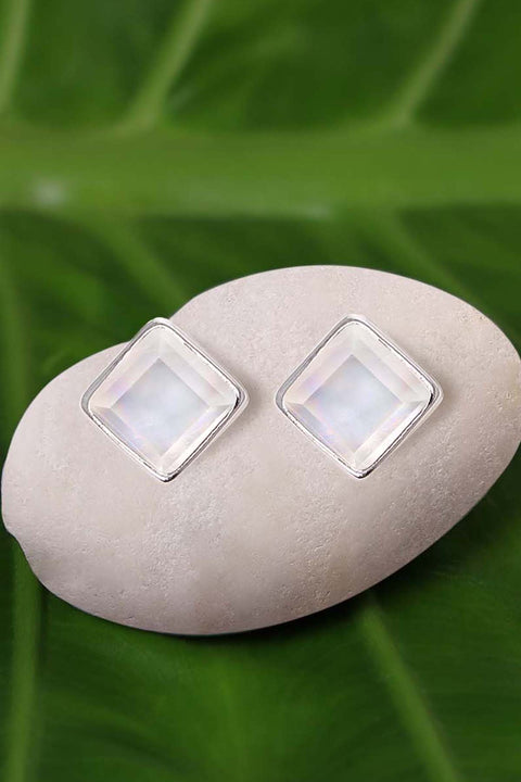 Mother Of Pearl Rachel Post Earrings - SF