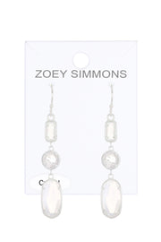 Moonstone Crystal Danielle Earrings - SF