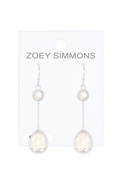 Moonstone Crystal Helen Earrings - SF