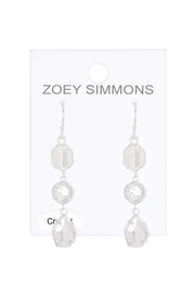 Moonstone Crystal Rachel Earrings - SF
