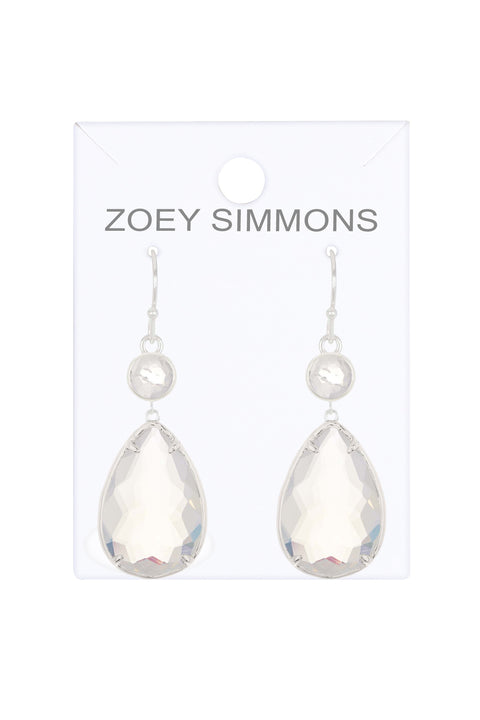 Moonstone Crystal Stephanie Earrings - SF