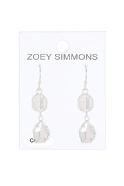 Moonstone Crystal Victoria Earrings - SF