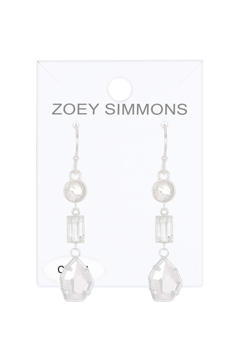 Moonstone Crystal Natalie Earrings - SF