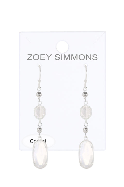 Moonstone Crystal Tracy Earrings - SF