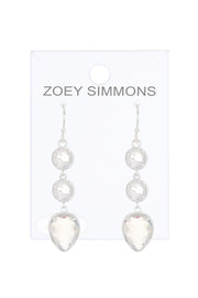 Moonstone Crystal Alicia Earrings - SF