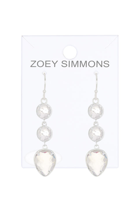 Moonstone Crystal Alicia Earrings - SF