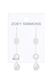 Moonstone Crystal Tricia Earrings - SF