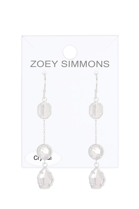 Moonstone Crystal Tricia Earrings - SF