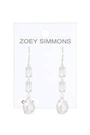 Moonstone Crystal Victoria Earrings - SF