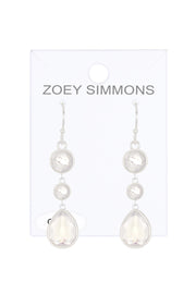 Moonstone Crystal Kylee Earrings - SF