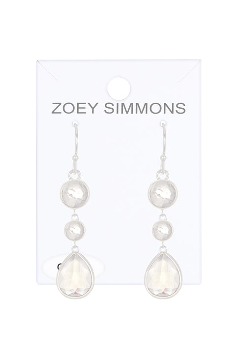 Moonstone Crystal Kylee Earrings - SF