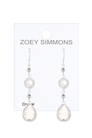 Moonstone Crystal Zana Earrings - SF