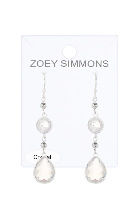 Moonstone Crystal Zana Earrings - SF
