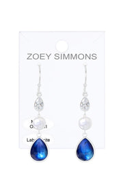 Labradorite Doublet Drop Earrings - SF