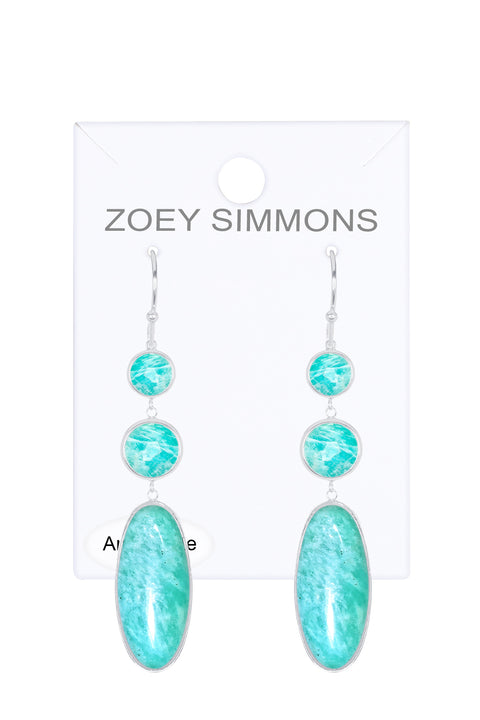 Amazonite Angelica Statement Earrings - SF