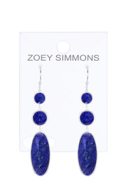 Lapis Angelica Statement Earrings - SF